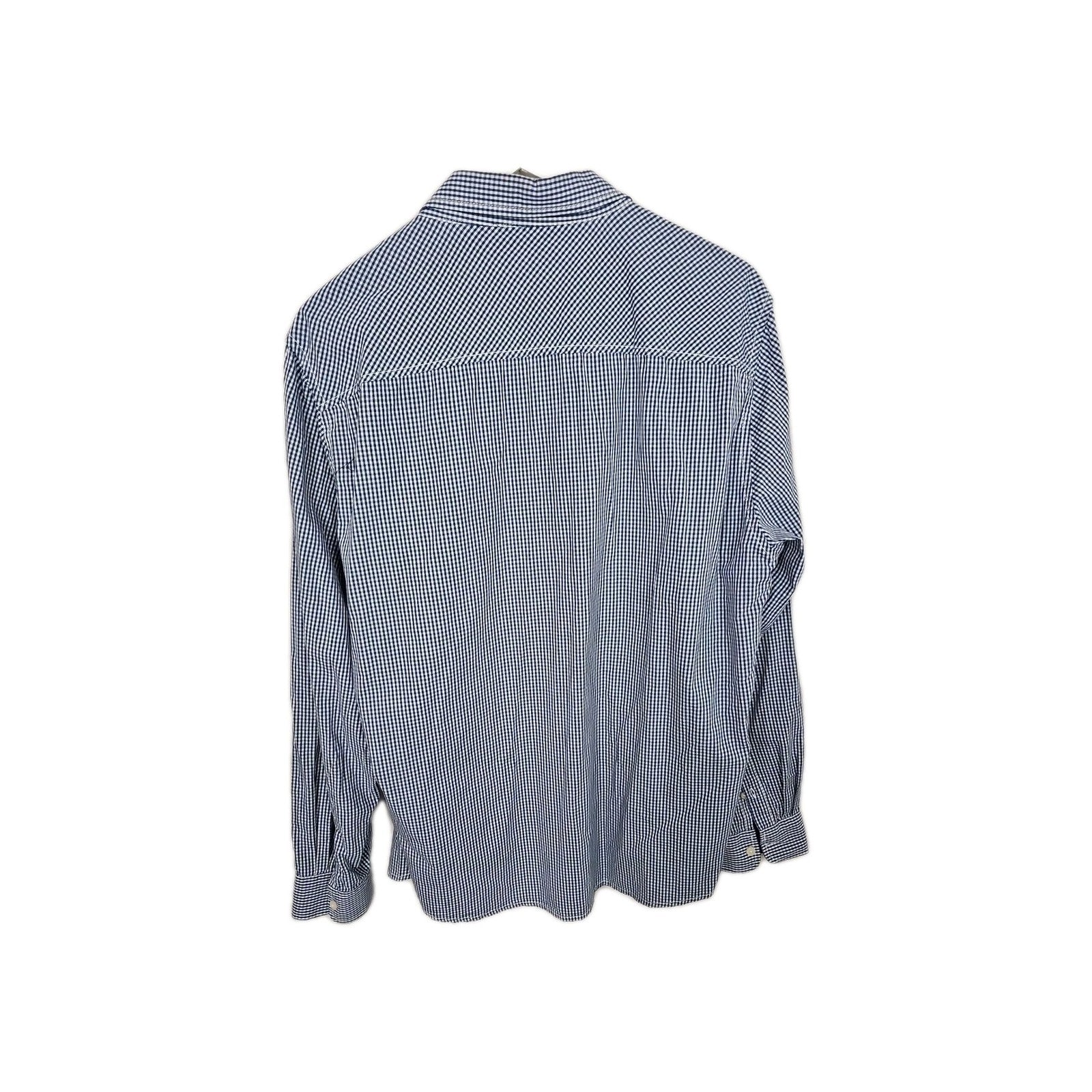 EK9217 Herrenhemd Jean Pascale Gr.XL Blau Karriert3