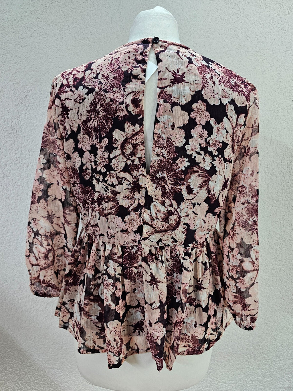 EK5783 Damen Bluse von Only, rosa/bordeaux, Gr. S4