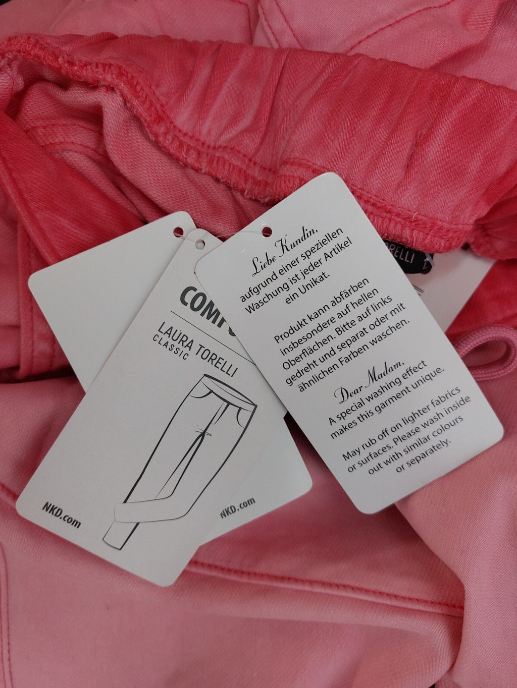 EK9602 Damen Hose von Laura Torelli, rosa, Gr. L5
