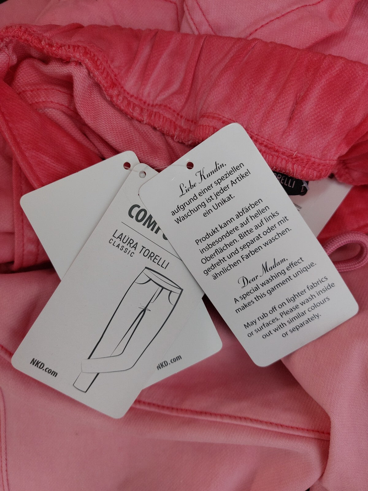 EK9602 Damen Hose von Laura Torelli, rosa, Gr. L5