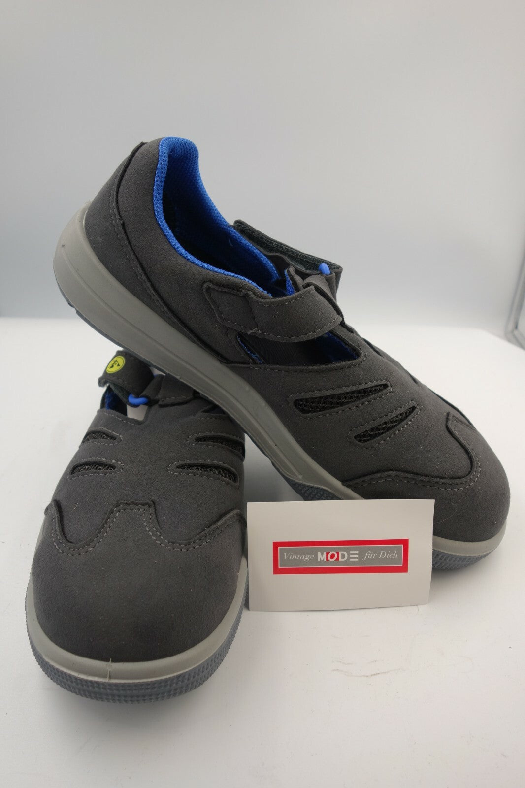ES0488 Damen Halbschuhe von atlas, grau-blau, Gr. 380