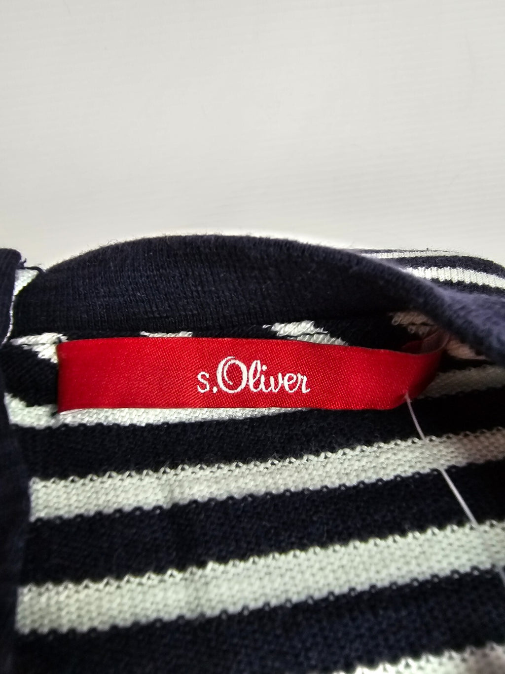 EK5559 Damen Pullover von s.Oliver, dunkelblau-weiß, Gr.405