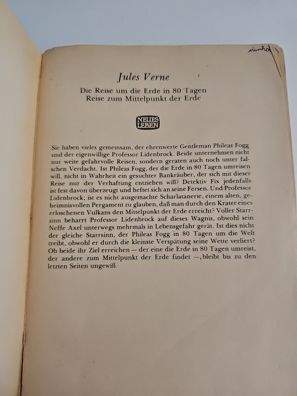 EB463 Die Reise um die Erde in 80 Tagen-Reise zum Mittelpunkt der Erde2