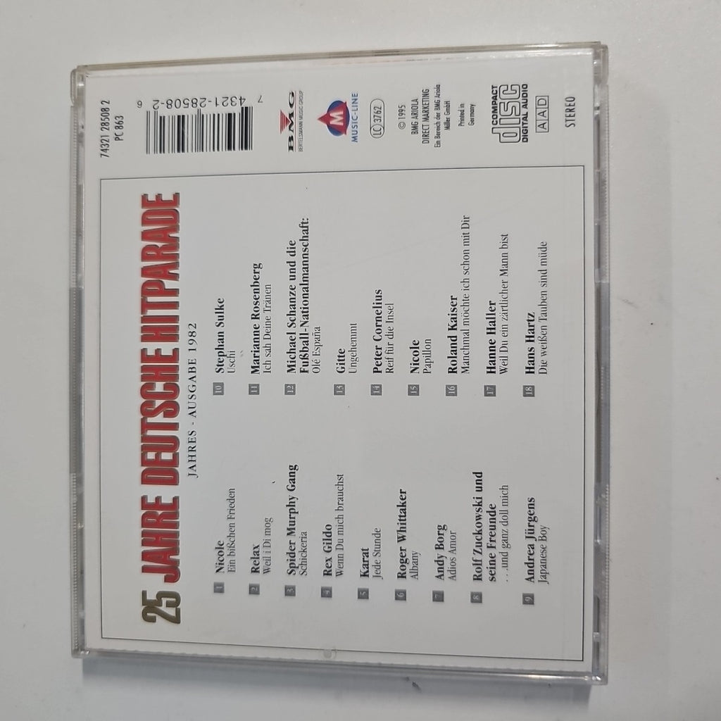 EB3129 25 JAHRE DEUTSCHE HITPARADE - 1982 - CD 1995 - HANS HARTZ2