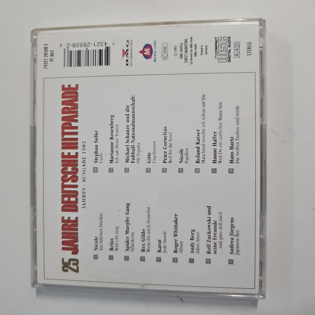 EB3129 25 JAHRE DEUTSCHE HITPARADE - 1982 - CD 1995 - HANS HARTZ2