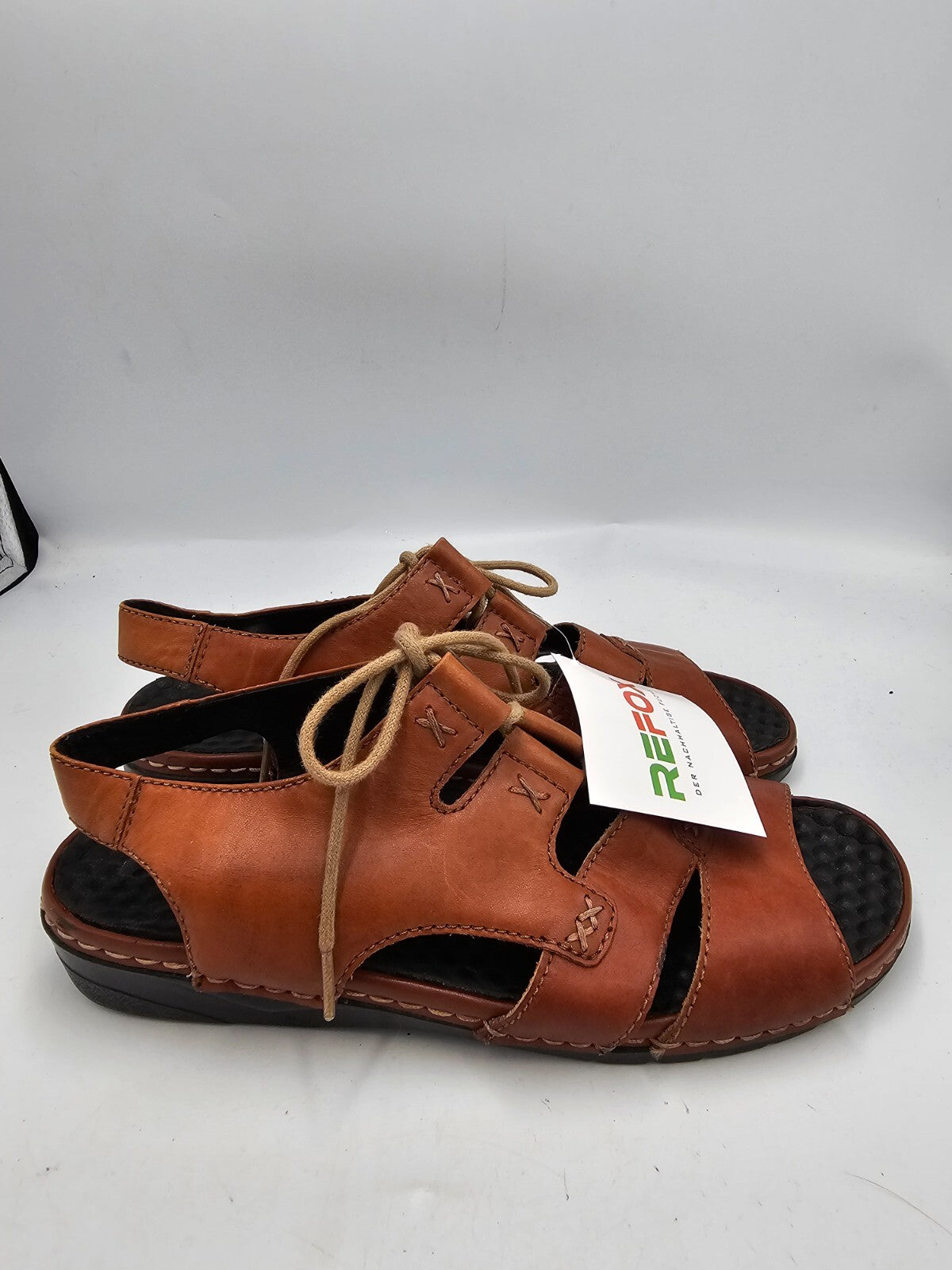 ES0162 Damen Sandalen von Donna Lisa, braun, Gr. 406