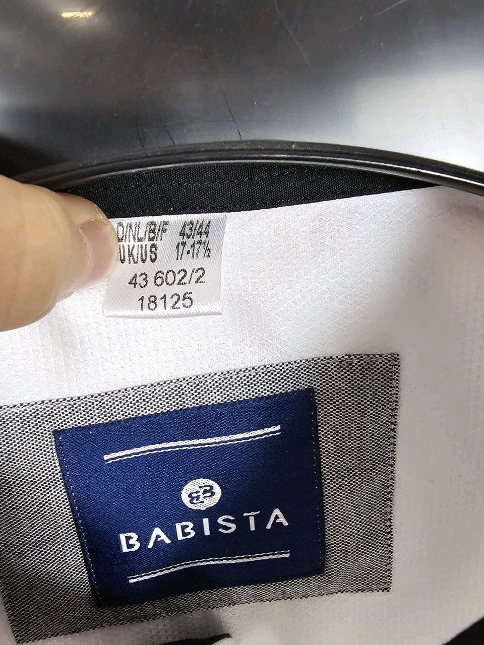 EK10923 Herren Hemd von Babista, Weiß, Gr. 43/443