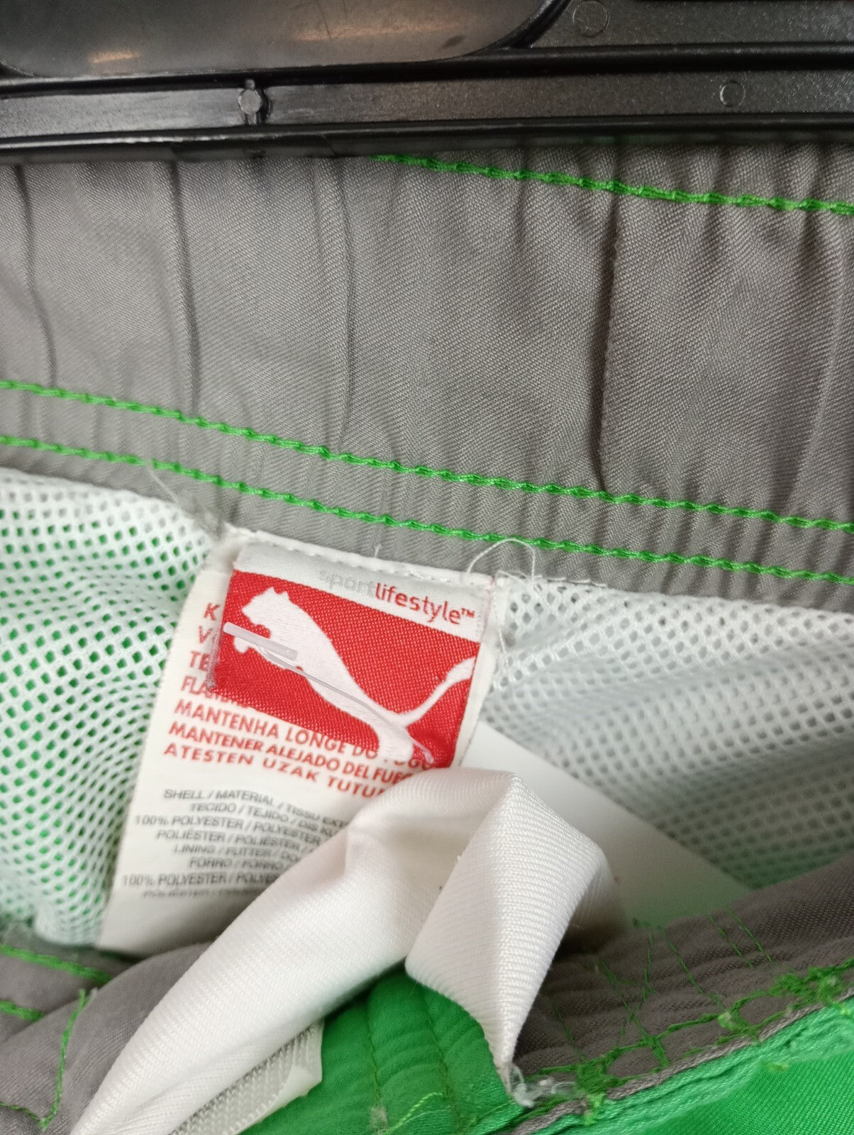 EK5117 Herren Badeshorts von Puma, grün, Gr. 56/585