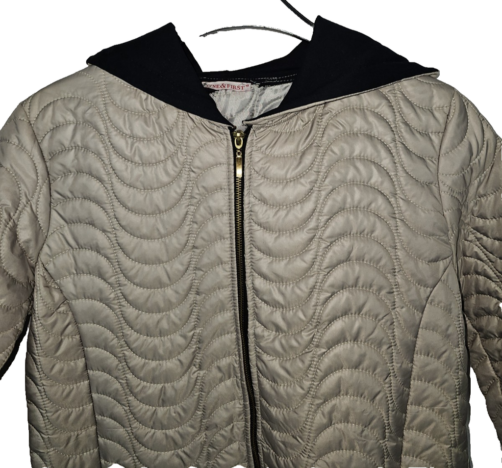 EK8470 Damen Jacke von O'ne&First, Beige, Gr. Ca. M1