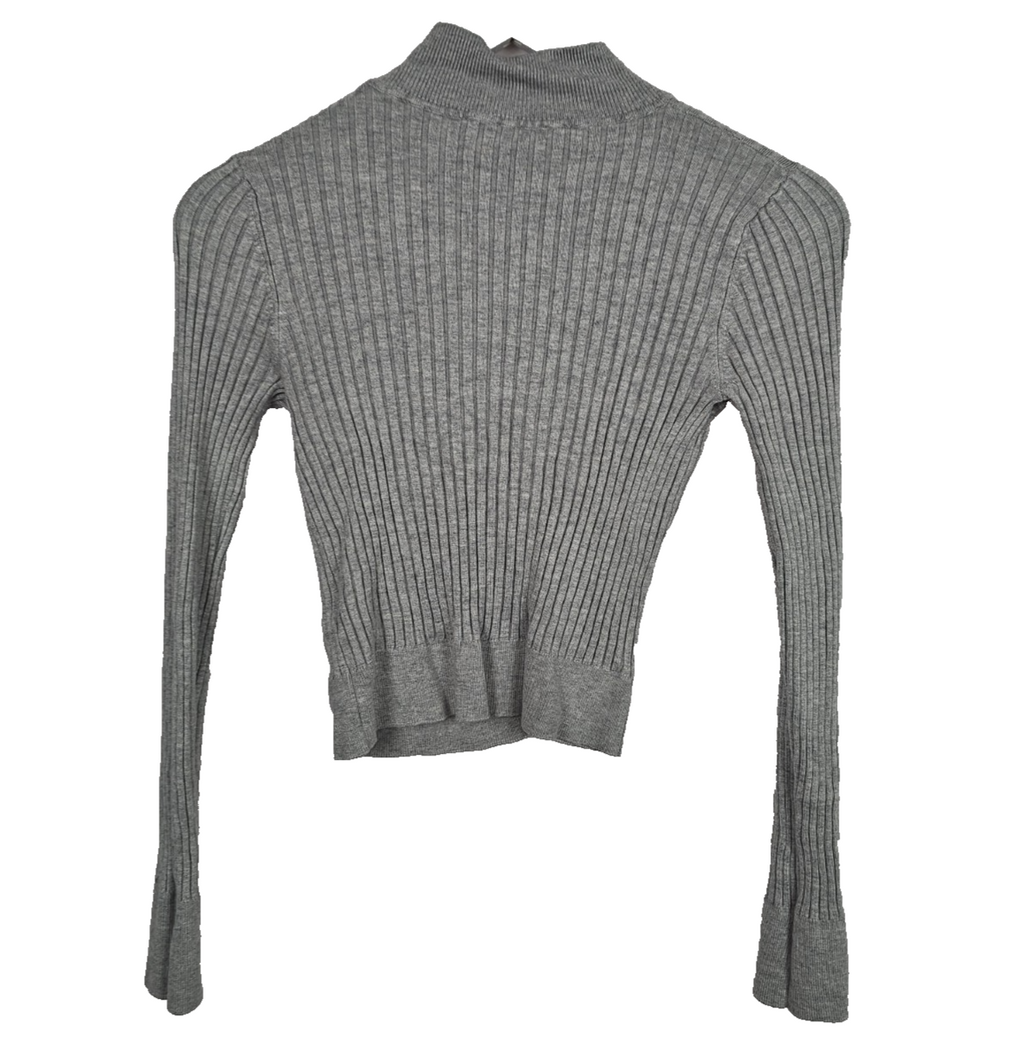 EK7792 Damen Pullover von Tally Weijl, grau, Gr.S3