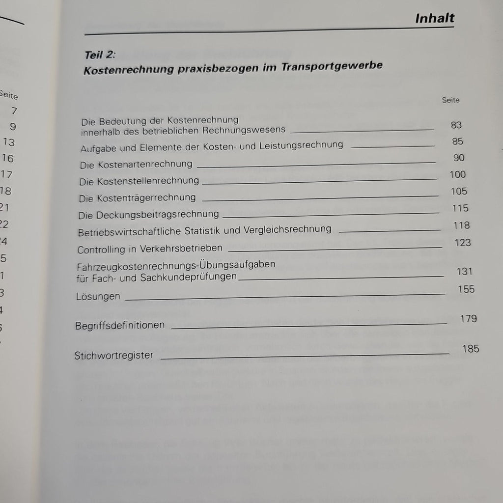 EB3266 Betriebliches Rechnungswesen im Transportgewerbe, Güter-u. Personenbeför.2