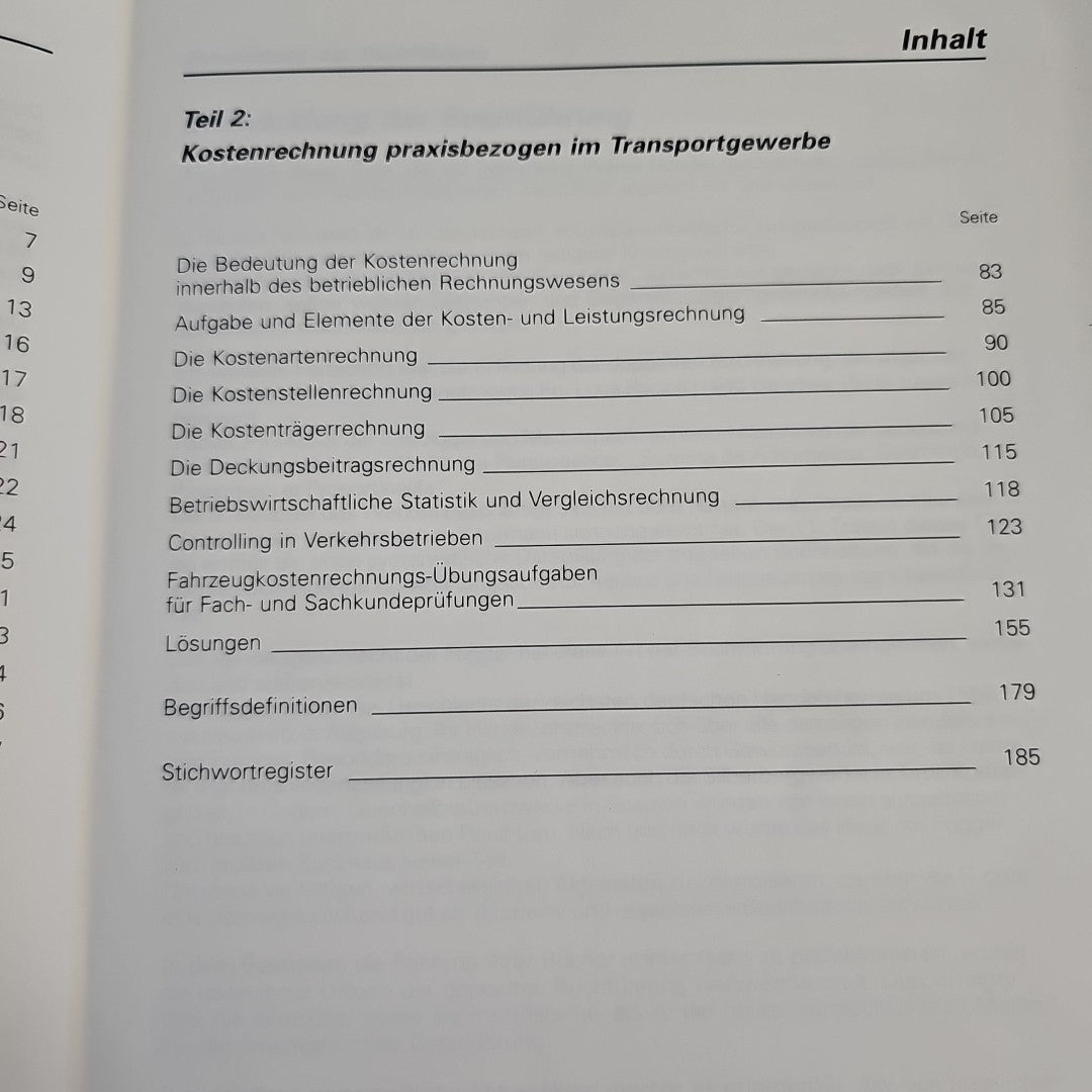 EB3266 Betriebliches Rechnungswesen im Transportgewerbe, Güter-u. Personenbeför.2