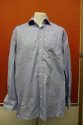 EK0040 Herren Hemd von Eterna, blau-weiß, 2XL0