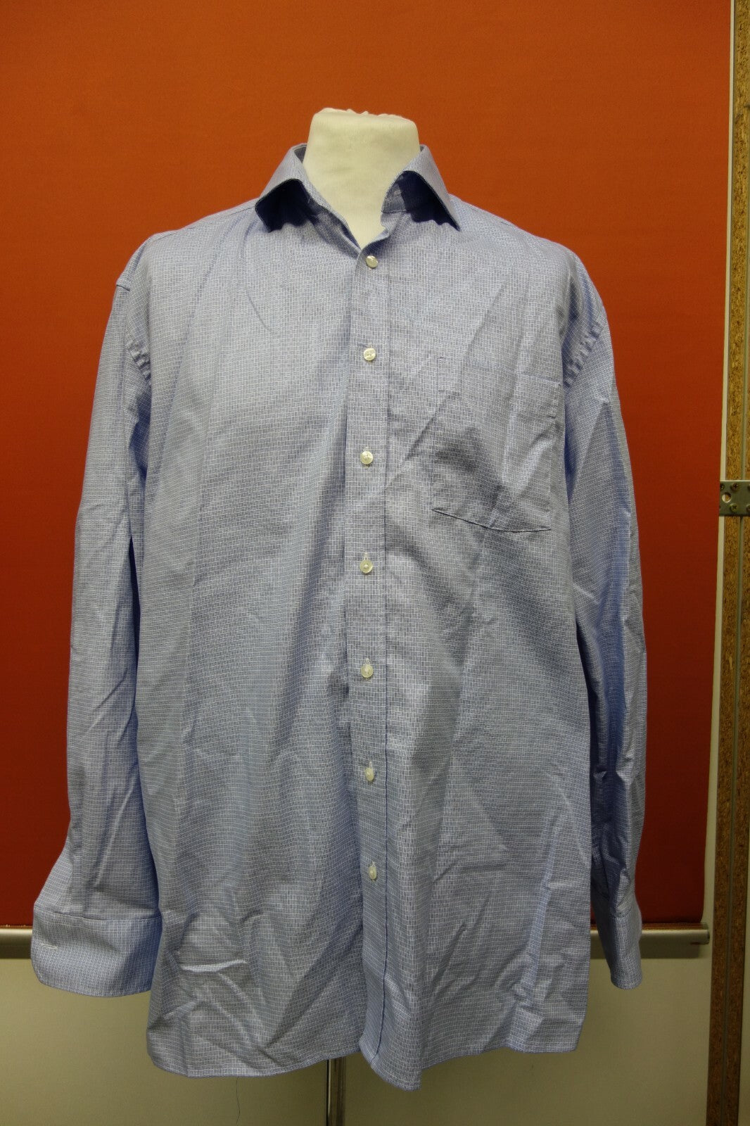 EK0040 Herren Hemd von Eterna, blau-weiß, 2XL0