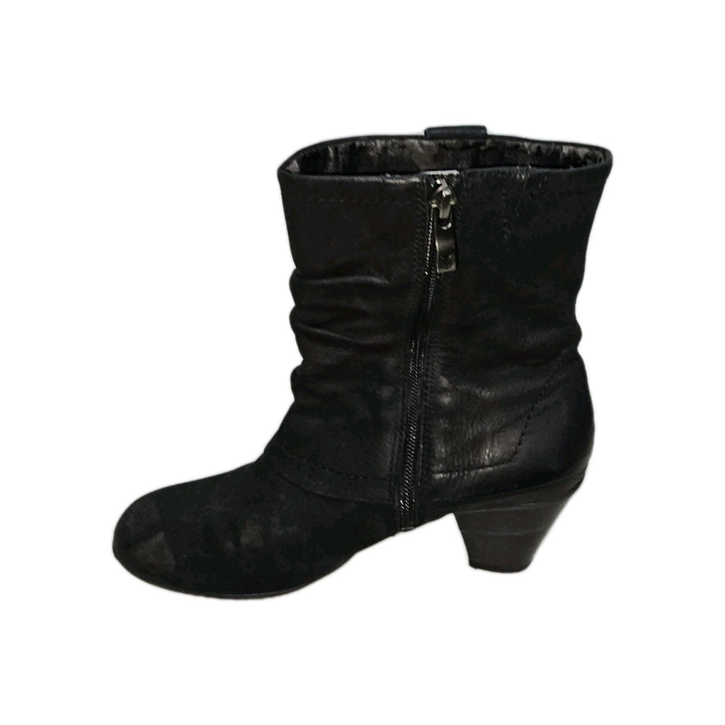 EK849 Damen Stiefelette, Schwarz, Gr. 6½ -  373