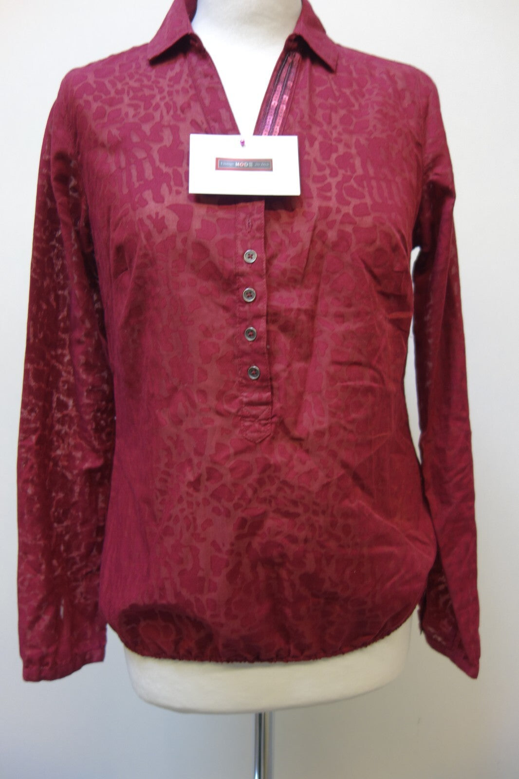 EK2300 Damen Bluse von Street One, dunkelrot, Gr. 360