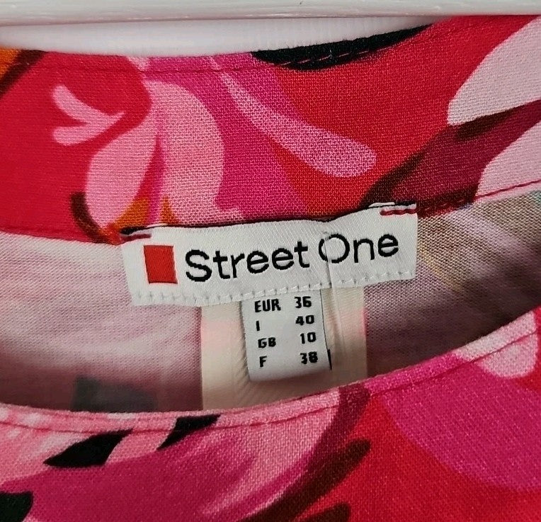 EK9822 Damen T-Shirt Street One Gr.36 Pink1
