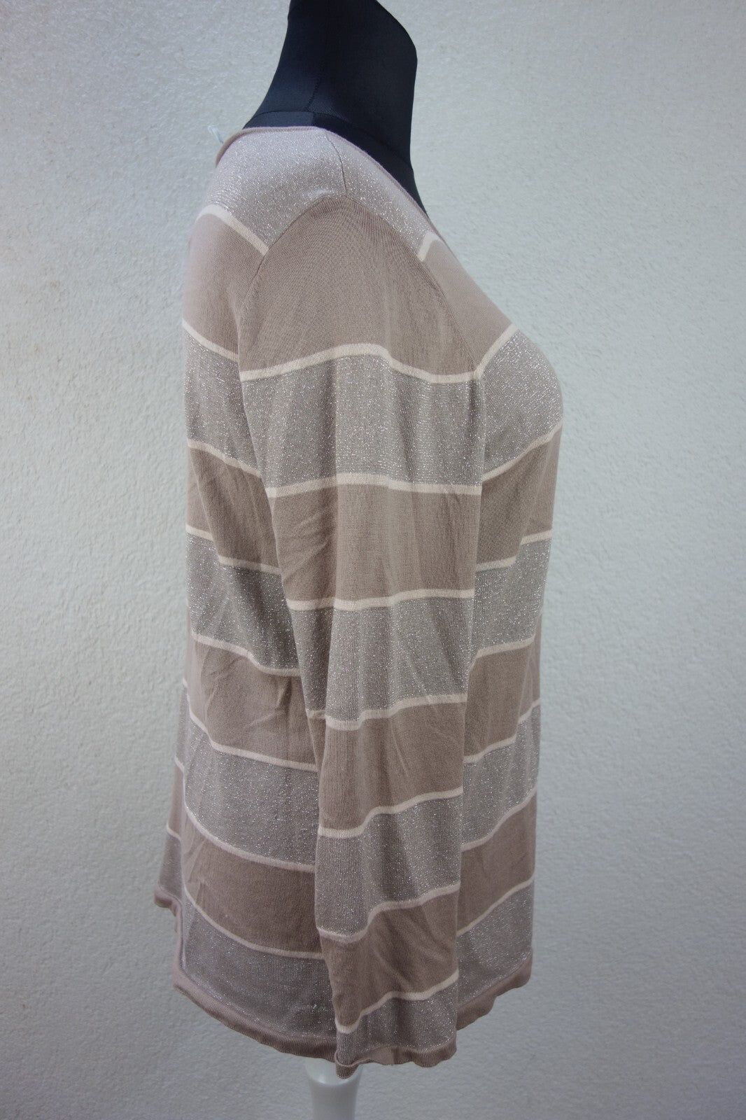 EK2594 Damen dünner Pullover, rosébraun, Gr. 482