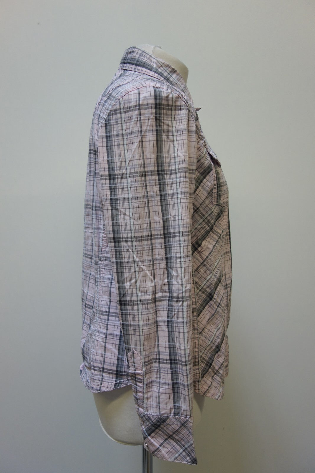 EK2409  Damen Bluse von Cecil, kariert, rosa, Gr. M2