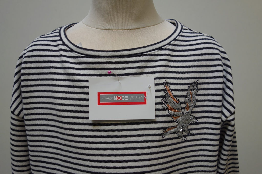 EK0558 Mädchen Pullover von s.Oliver, gestreift, Gr. 1521