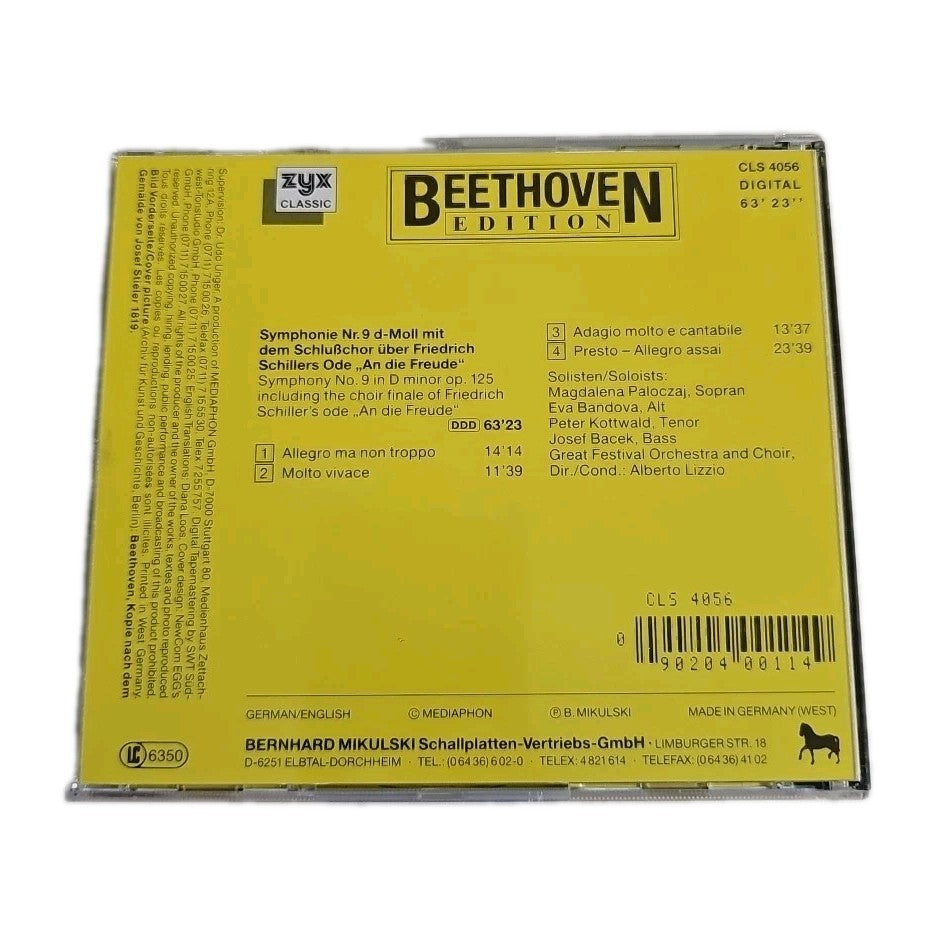 EB4046 CD Ludwig van Beethoven, Symphonie Nr. 9 d-Moll op. 125 "An die Freude"1