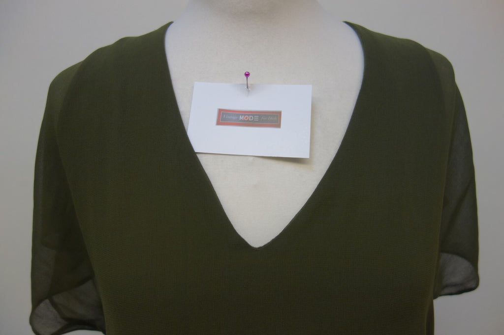 EK2880 Damen Kleid von Zara, grün, Gr. XS1