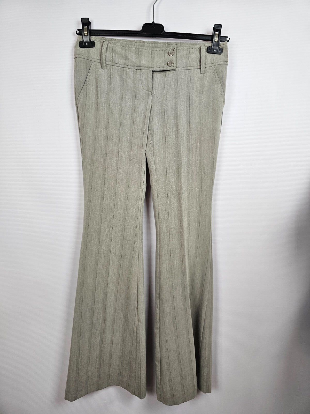EK5439 Damen Anzughose von Tally Weijl, grau, Gr. XS Schlag Hose0