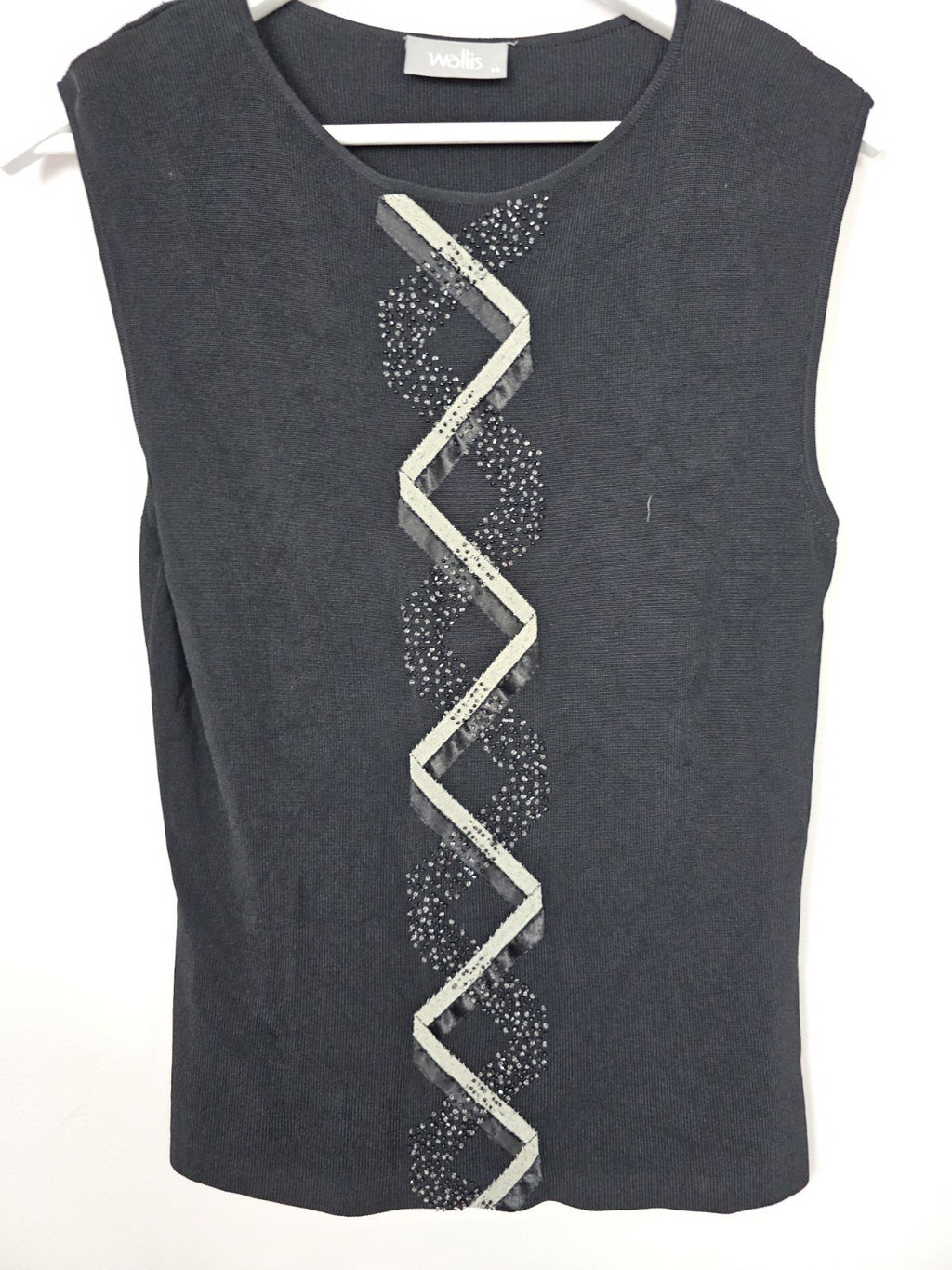 EK8847 Damen Bluse von Wallis, Schwarz, Gr. 441