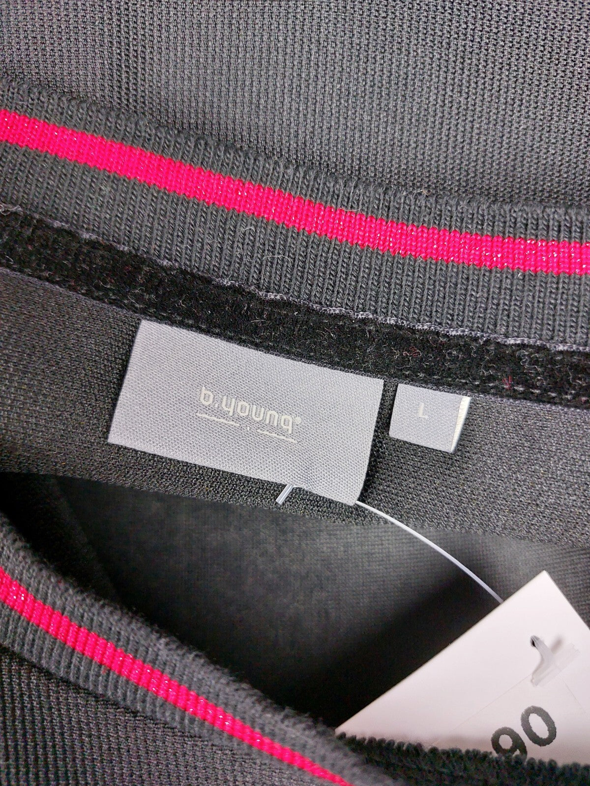 EK5067 Damen Pullover von b.younq, schwarz, Gr.L6
