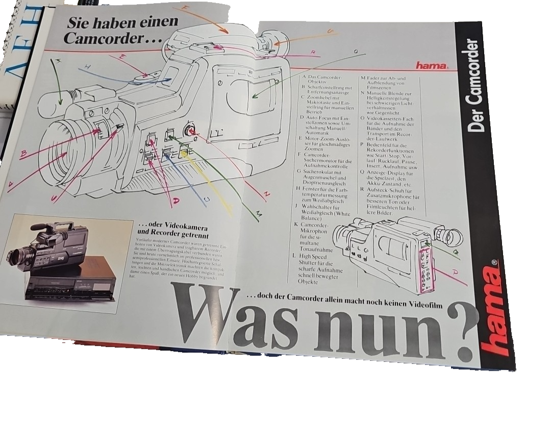 EB2889 RATGEBER f. Video-Filmer "Hama Faszination" BUCH hardcover 250Seiten ~ 1
