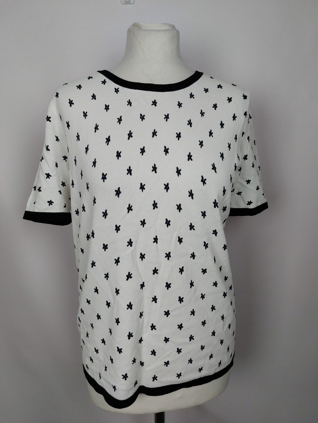 EK4826 Damen T-Shirt von Frank Walder, weiß/schwarz, Gr. 420