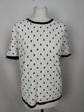 EK4826 Damen T-Shirt von Frank Walder, weiß/schwarz, Gr. 420