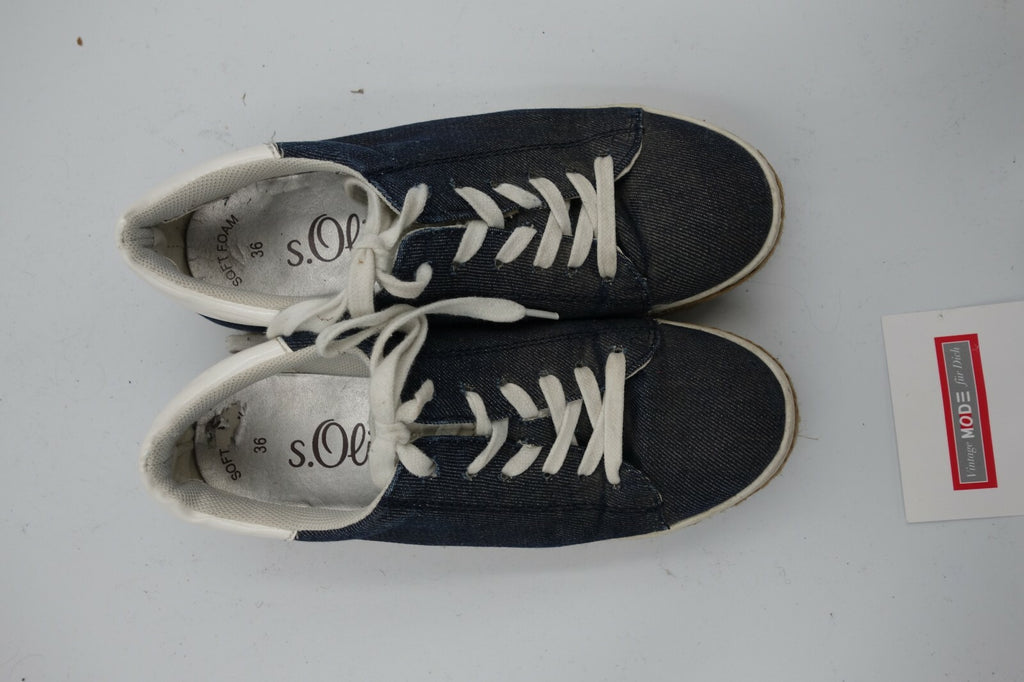 ES0219 Damen Sneaker von s.Oliver, blau, 364