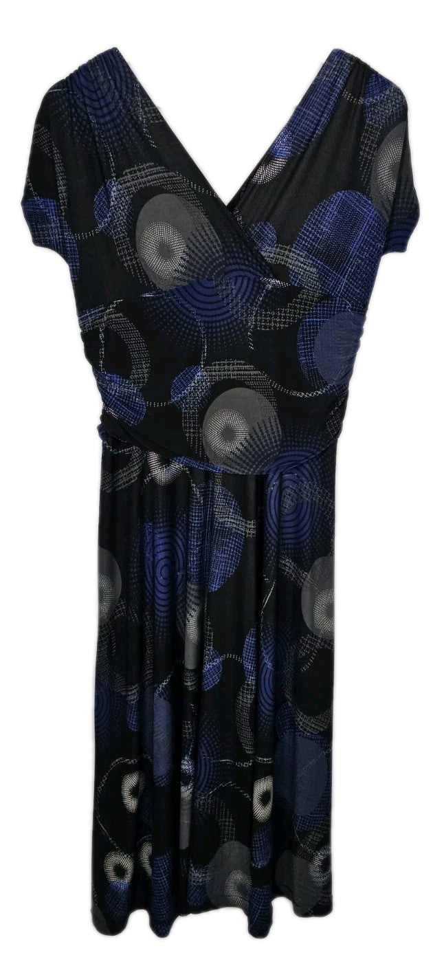 EK9367 Damen Kleid von Timi fei Paris, Dunkelblau, Gr. Ca L0