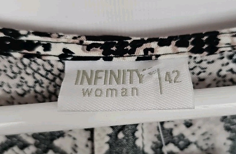 EK9809 Damen T-Shirt Infinitiv Women Gr.42 Schlangen Optik1