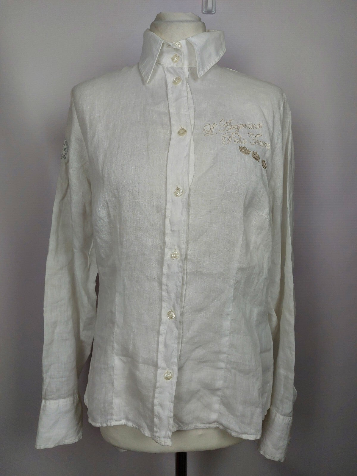 EK4831 Damen Bluse von L´Argentina, weiß, Gr. 380
