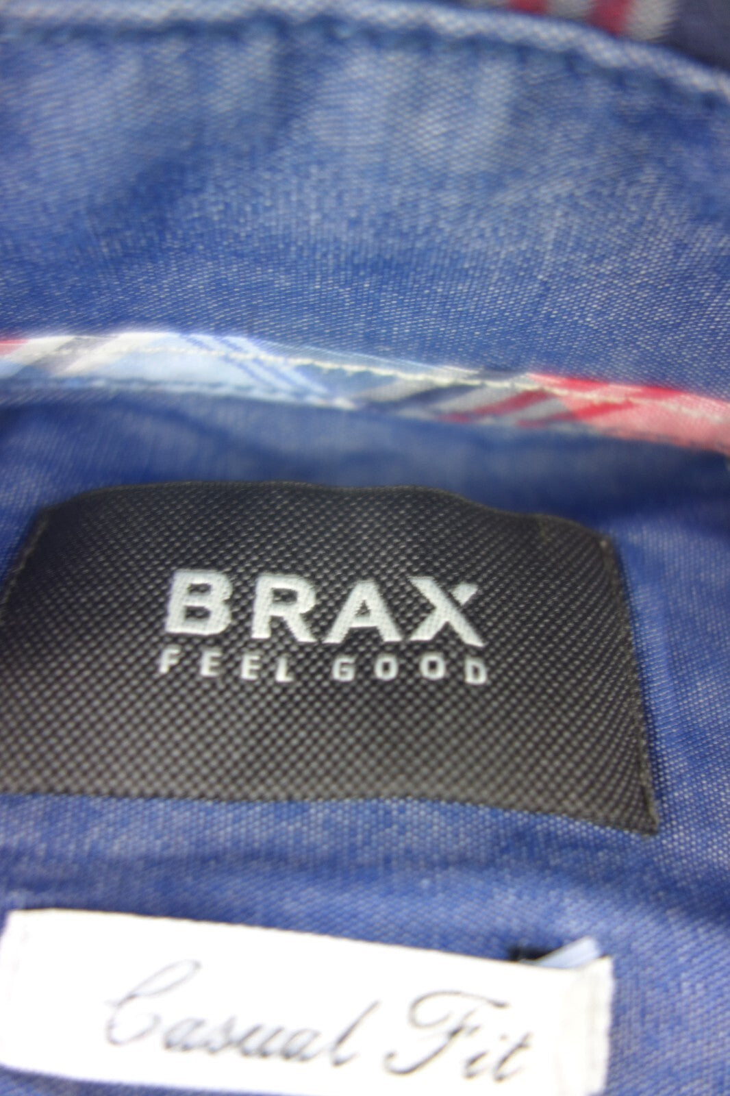 EK4205 Herren Hemd von Brax, kariert rot/blau, Gr. L4