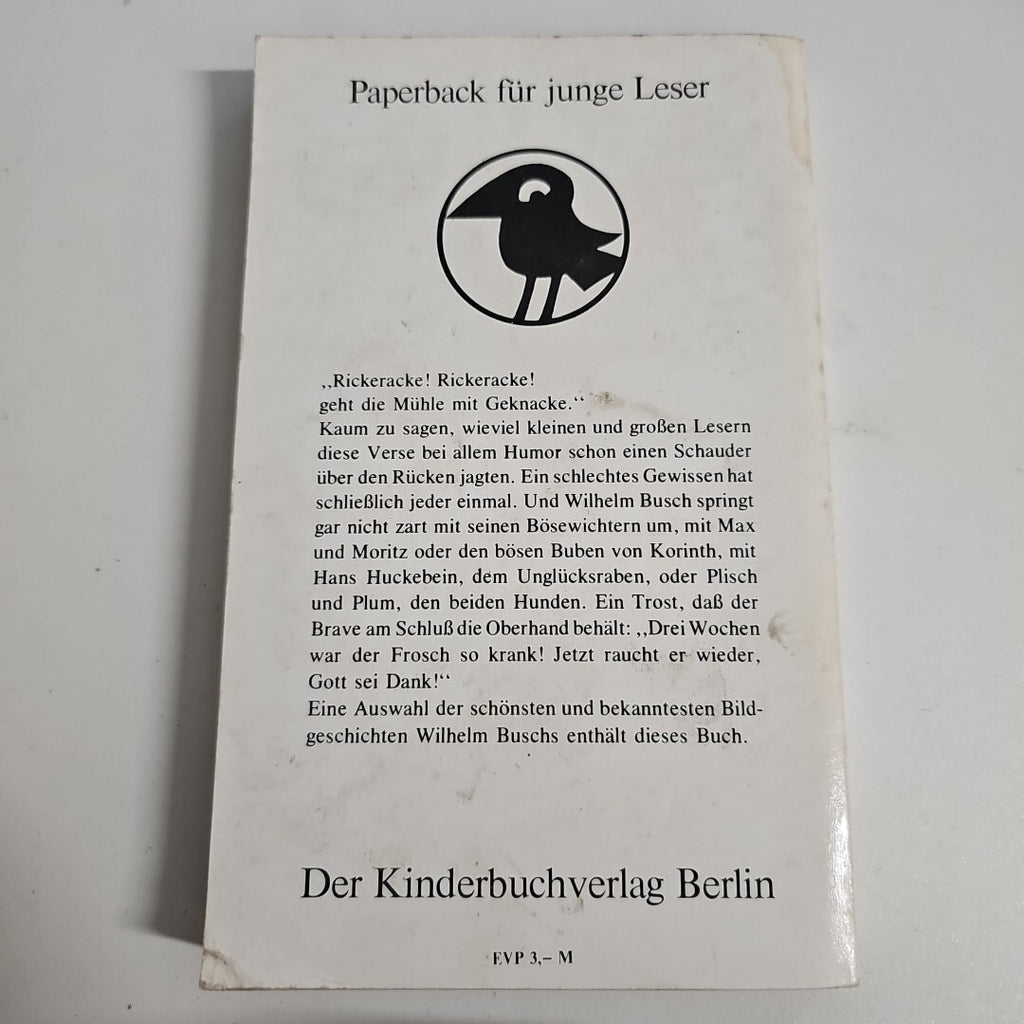 EB2271 Wilhelm Busch Hans Huckebein u.a. Bildgeschichten DDR Alex 1