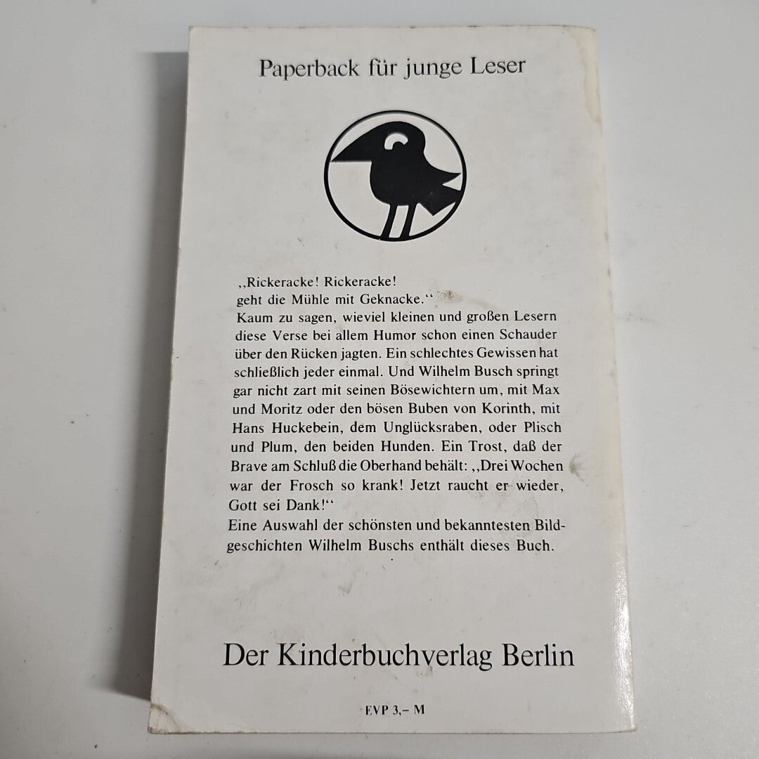 EB2271 Wilhelm Busch Hans Huckebein u.a. Bildgeschichten DDR Alex 1