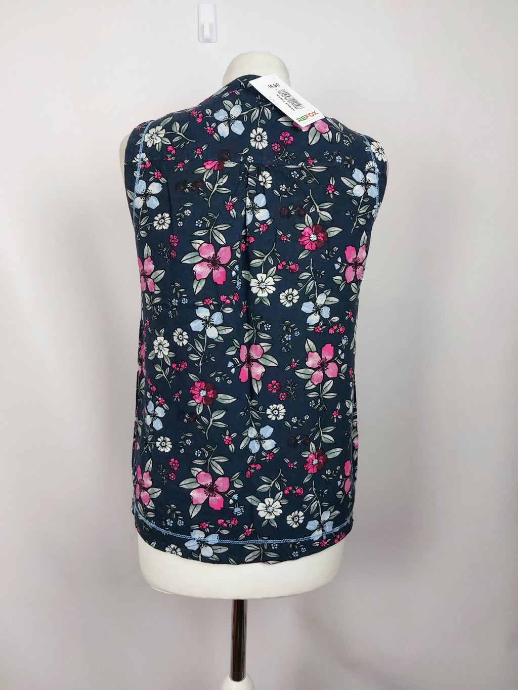 EK5126 Damen Shirt von Cecil, blau mit Blumen, Gr. XS5