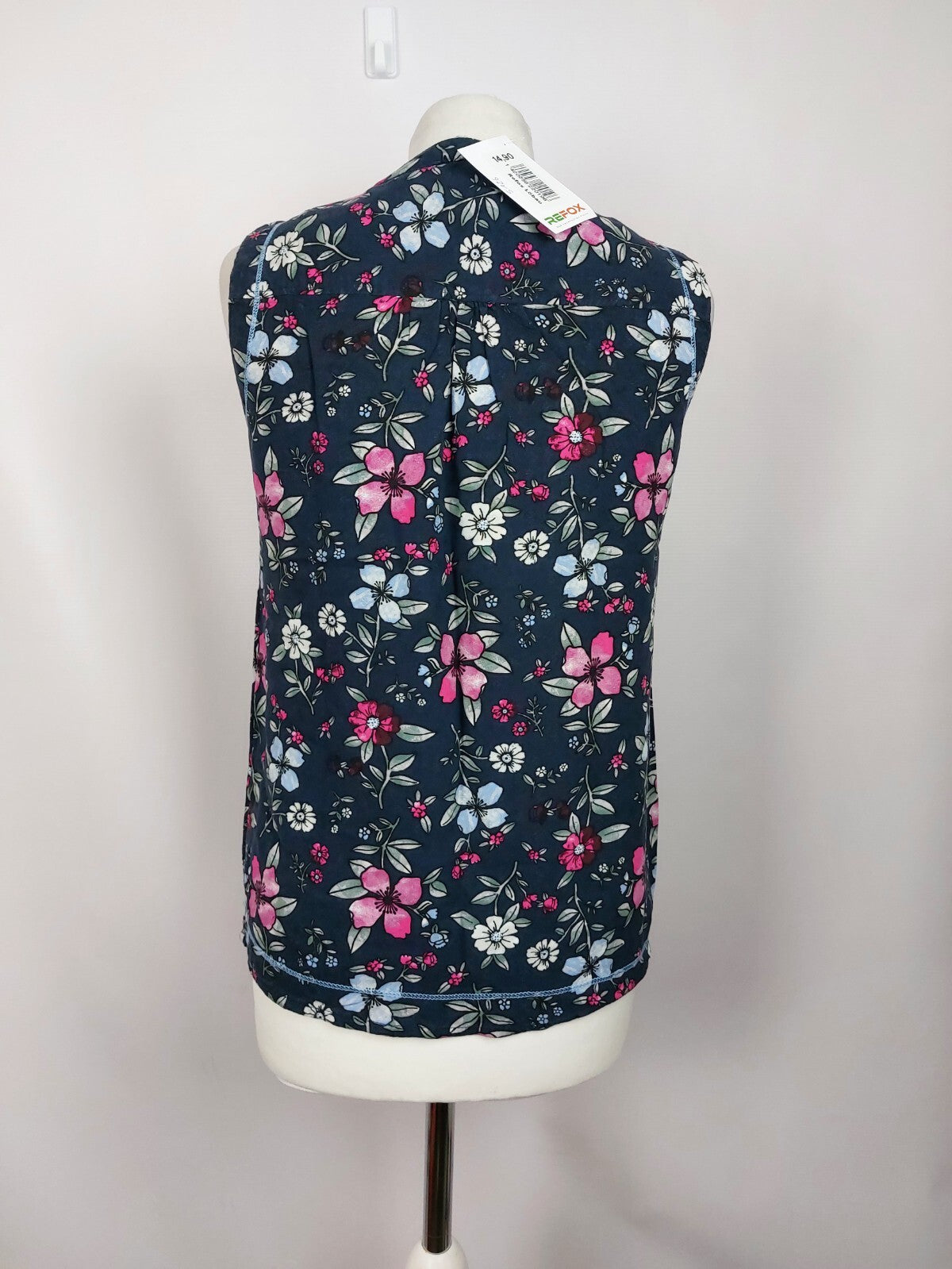 EK5126 Damen Shirt von Cecil, blau mit Blumen, Gr. XS5