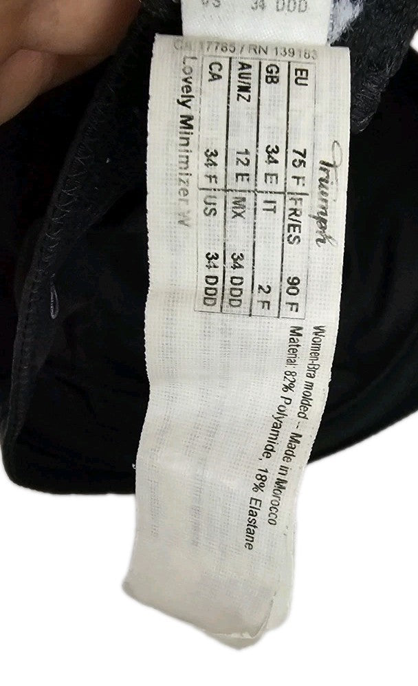 EK10675 Damen Bügel-BH von Triumph, Schwarz, Gr. 75F3