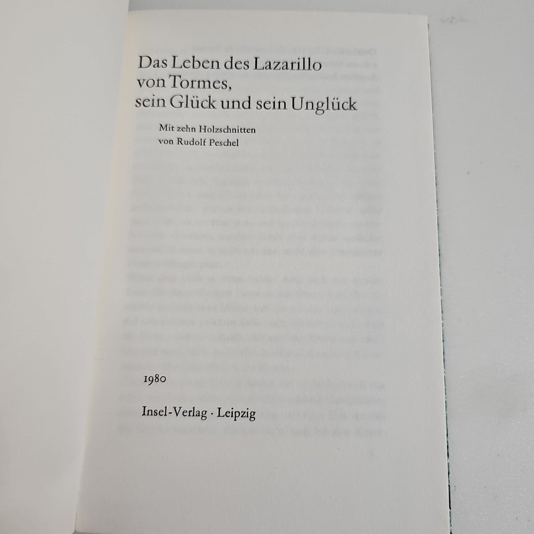 EB1975 Das Leben Des Lazarillo von Tormes1