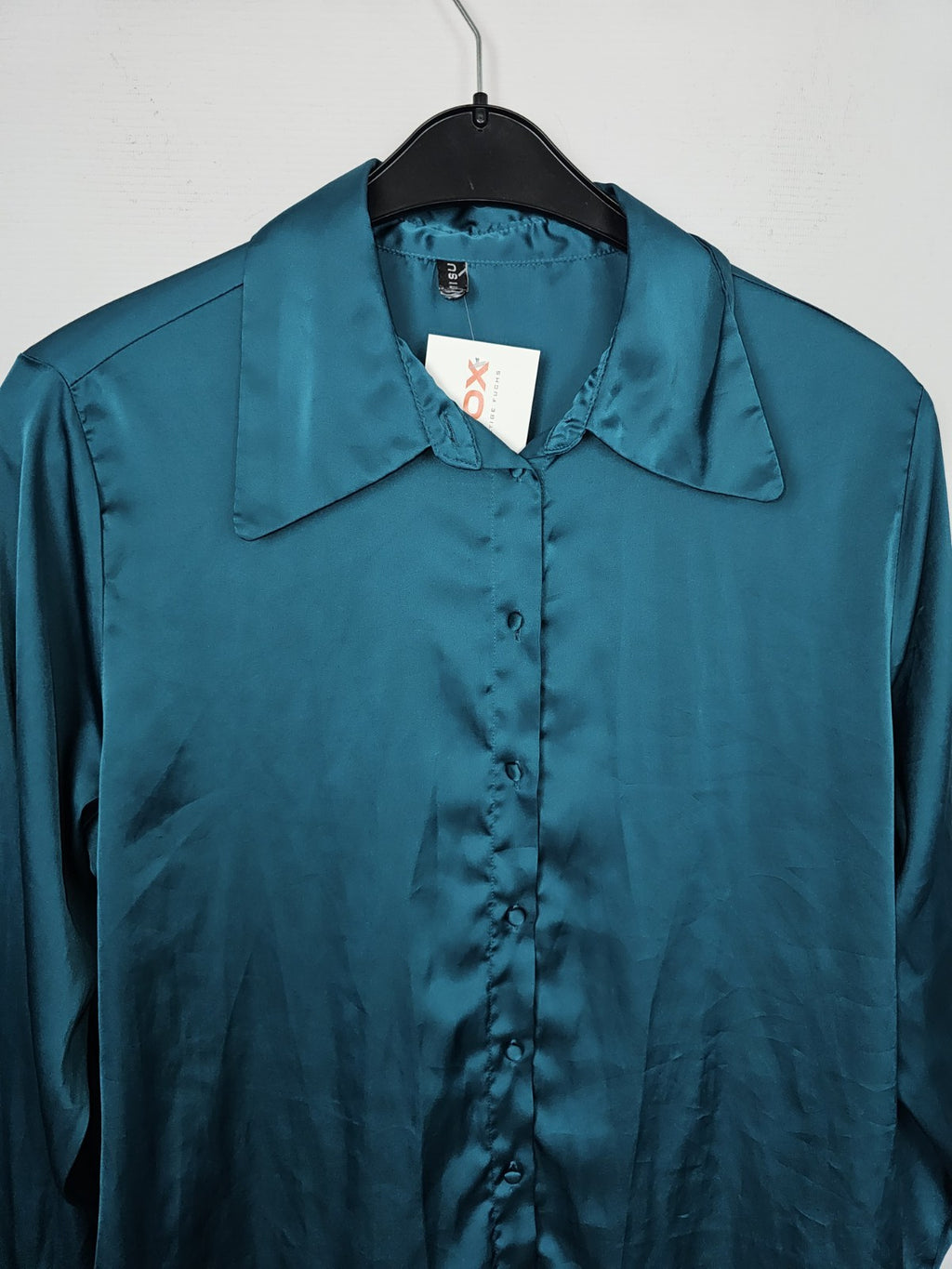 EK9075 Damen Bluse von Amisu, Grün, Gr. Ca 461