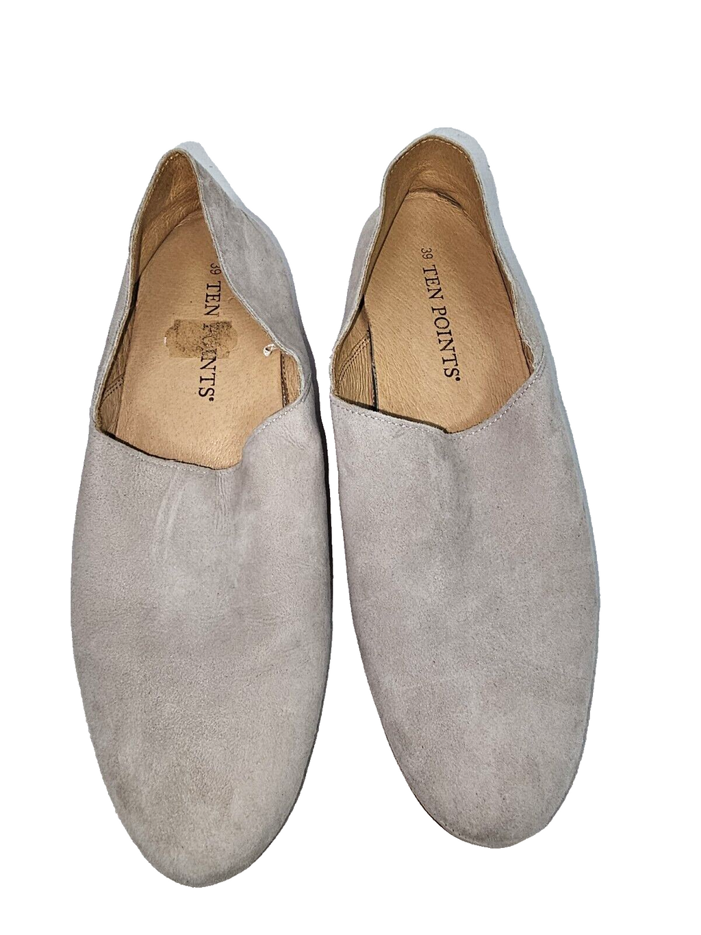 ES682 Damen Slipper von Ten Points, grau, Gr.391
