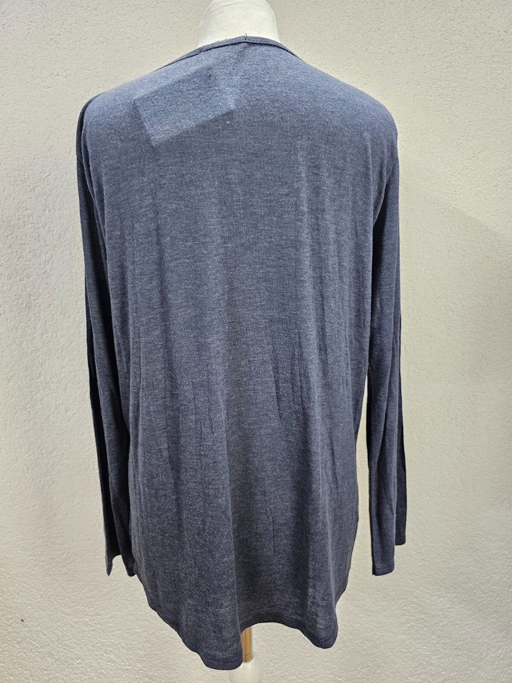EK5821 Damen Langarmshirt von Crist´l, blau/silber, Gr. 404
