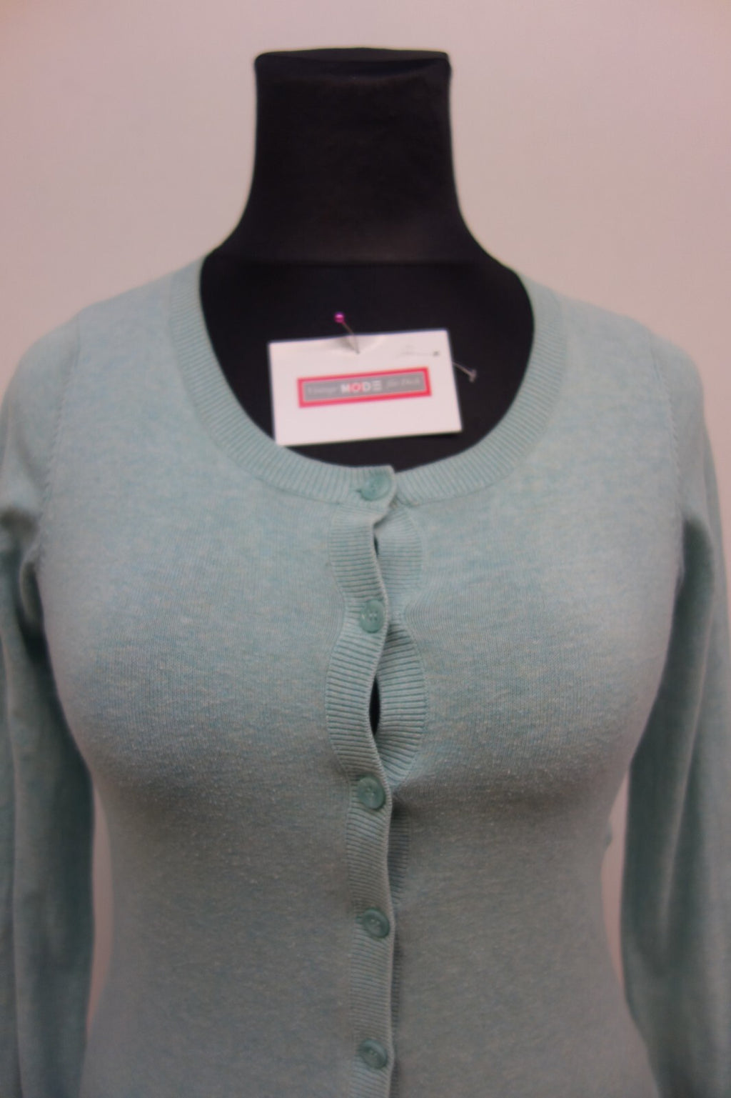 EK2661 Damen Strickjacke von Cobus, türkis, Gr. M1
