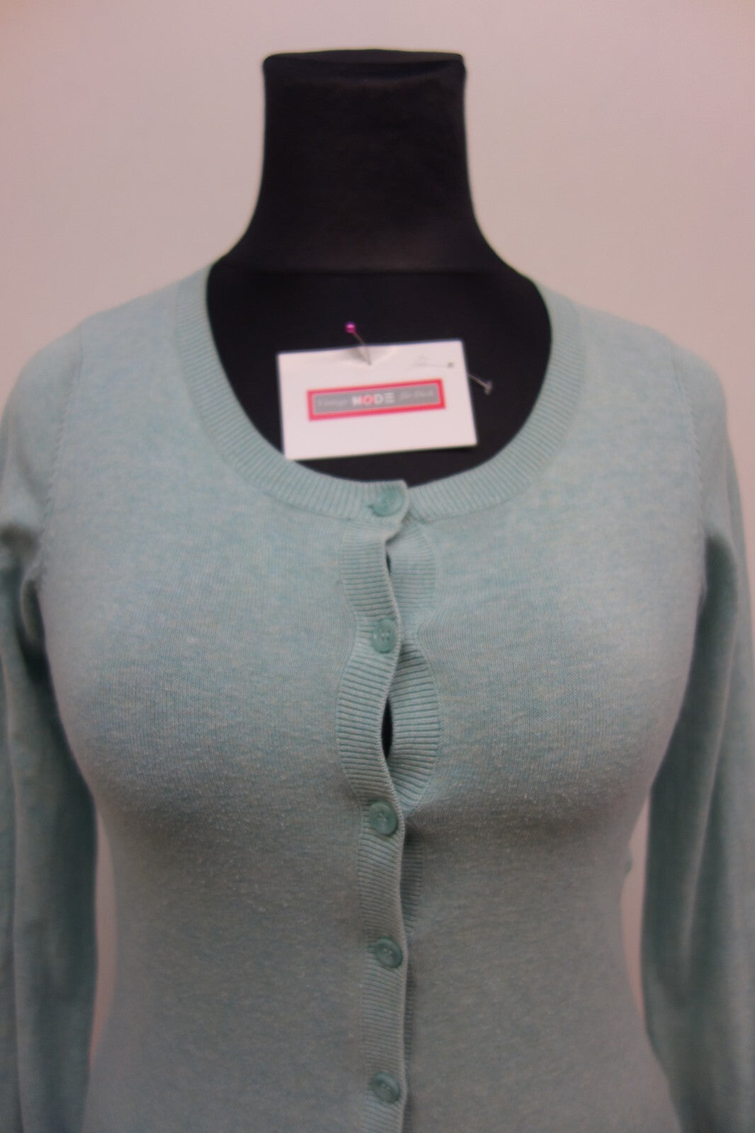 EK2661 Damen Strickjacke von Cobus, türkis, Gr. M1