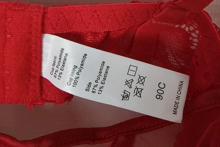 EK10818 Damen BH Gr.90C Rot1