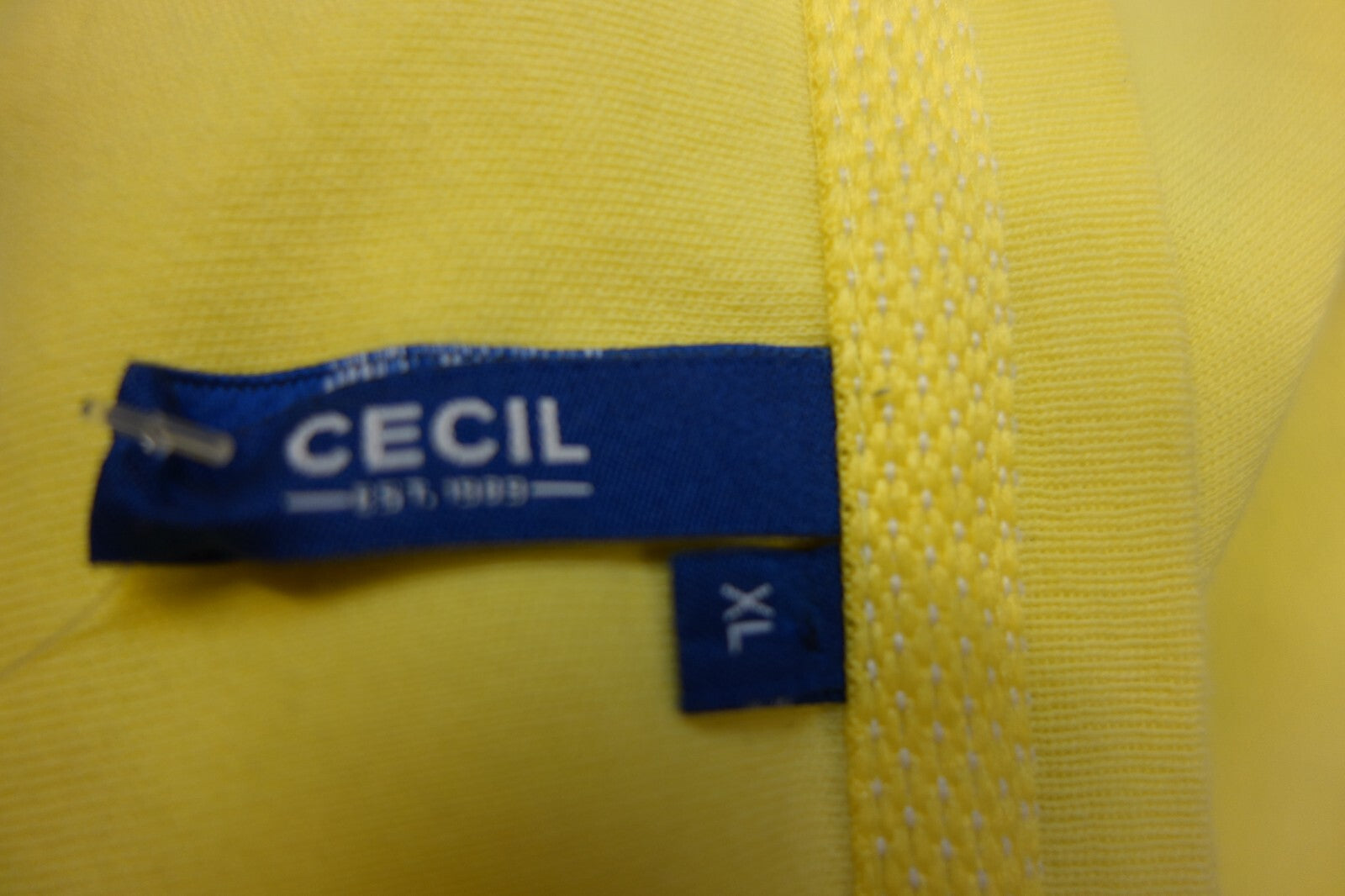 EK1929 Damen T-Shirt von Cecil, gelb, Größe XL4